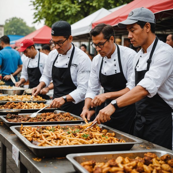 Comment planifier un concours de cuisine amateur inspiré des plats de rue du monde entier?