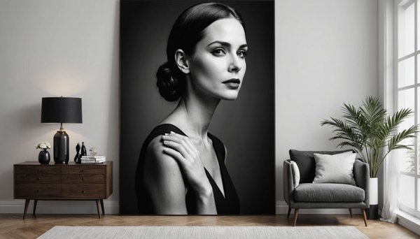 Transformez votre décoration avec des portraits en noir et blanc